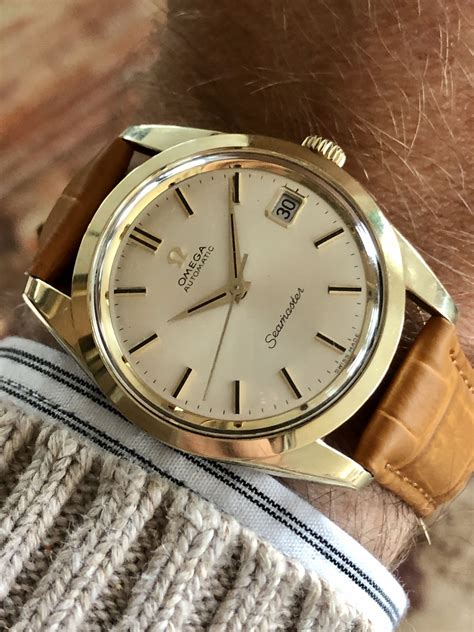 omega seamaster deville automatic gold filled 1968 